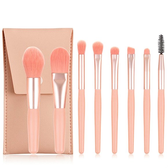 Handy Size 8 pcs Candy Color Makeup Brushes Tool Set - Picture 13 of 16